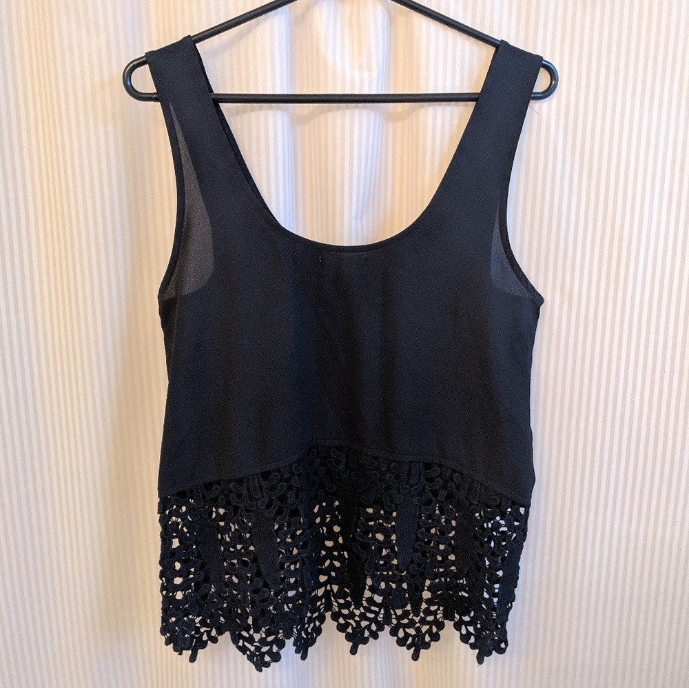 BOHO UO Lucca Couture Crochet Tank Top